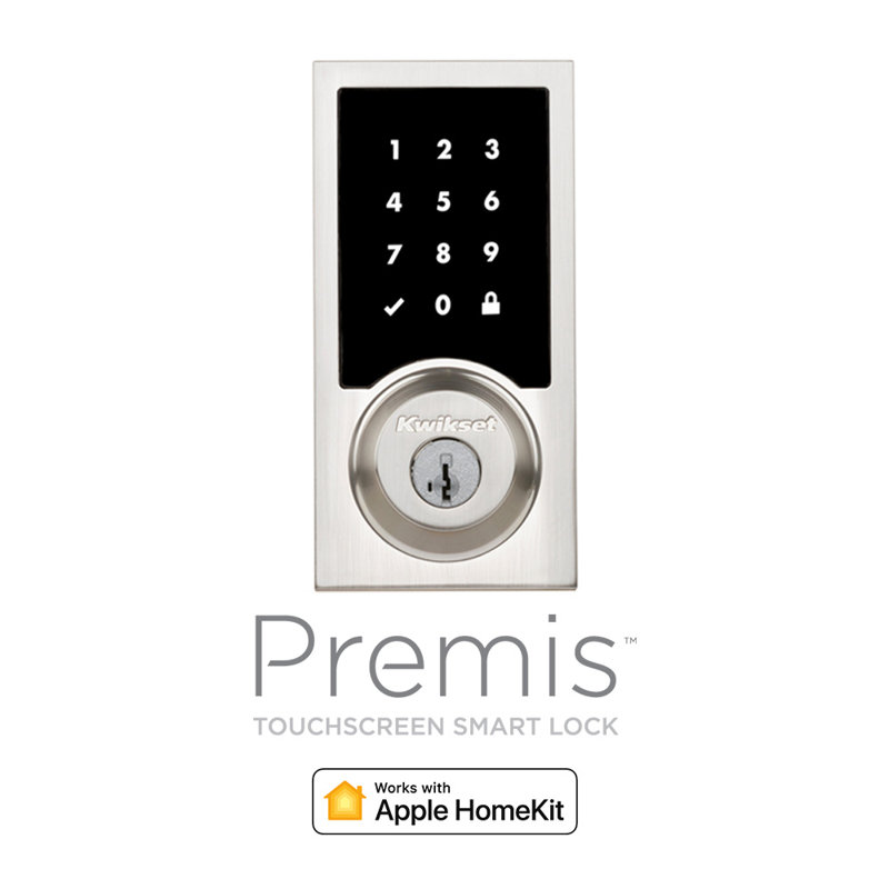 Kwikset Contemporary Premis Touchscreen Smart Lock Works with Apple